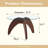 Creative claw-style triangular-leg round coffee table