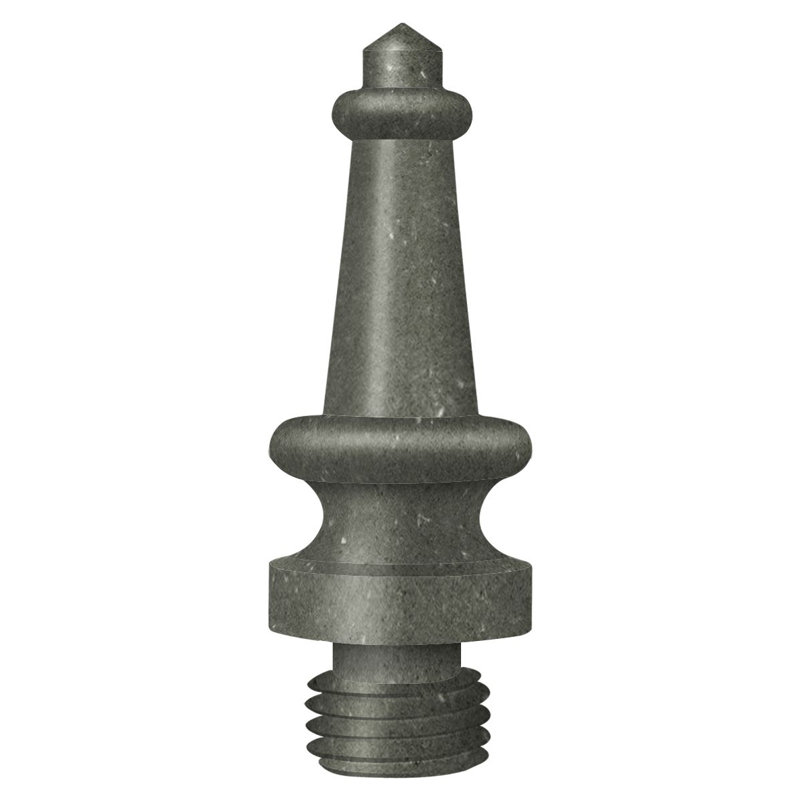 Embout de charnière central clocher, Bronze blanc, moyen