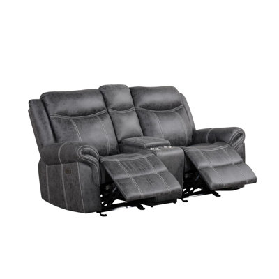 Causeuse en microfibre Zubaida