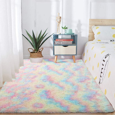 Bungalow Rose Ft Soft Rainbow Area Rugs For Girls Room