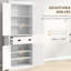 Garde-manger blanc de 72 po, grande armoire avec tiroir et portes. Permet de ranger plusieurs articles ménagers tels que l'argenterie, les serviettes, la batterie de cuisine. Possède des tablettes réglables. Apporte de l'élégance à la cuisine.