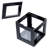 Black Acrylic Picture Frame Photo Cube