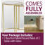 Blanton Glass Top Frame Nesting Tables-1808334804
