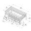 Soren Ultra Low Loft with Bookcase-103039796