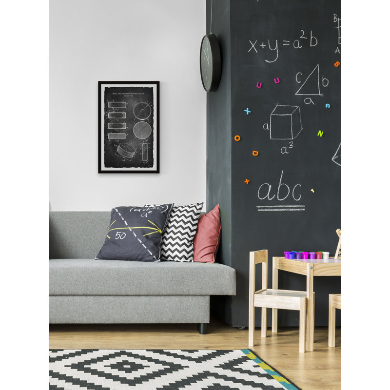 Tyler Single Picture Frame Painting, 91cm H x 61cm W, Black, Black