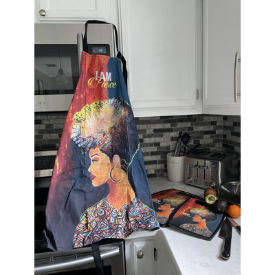 No Pattern Bib Apron