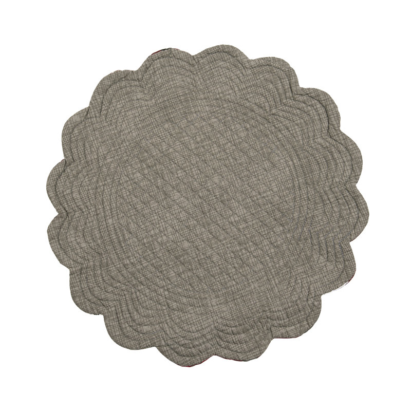 Aleise Cotton Animals/Nature Round Placemat