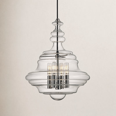 Roth 4 Light Glass Pendant