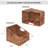 Wicker Storage Baskets, Waterproof Wicker Basket With Handles, Trapezoid Woven Storage Bins For Organizing, Decorative Wicker Basket, 2-Pack-1840369737