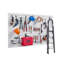 Slat Wall Panelling, 8 x 4 ft, PVC Garage Slatwall with Modular Design, White Slat Wall Easy-to-Install Adjustable Slatwall Panel with Coupling Structure & DIY Cutting, Fits for Storage & Display-16703248-16703251