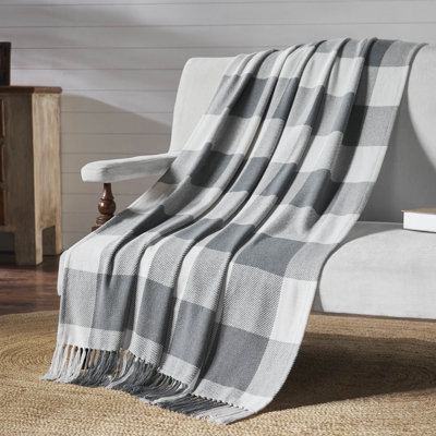  Annie Buffalo Check Handmade Throw Blanket