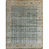 Hand Knotted Area Rug in Camel/Beige