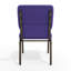 Chaise d'église empilable en tissu 18,5 po Rayleigh-510659389