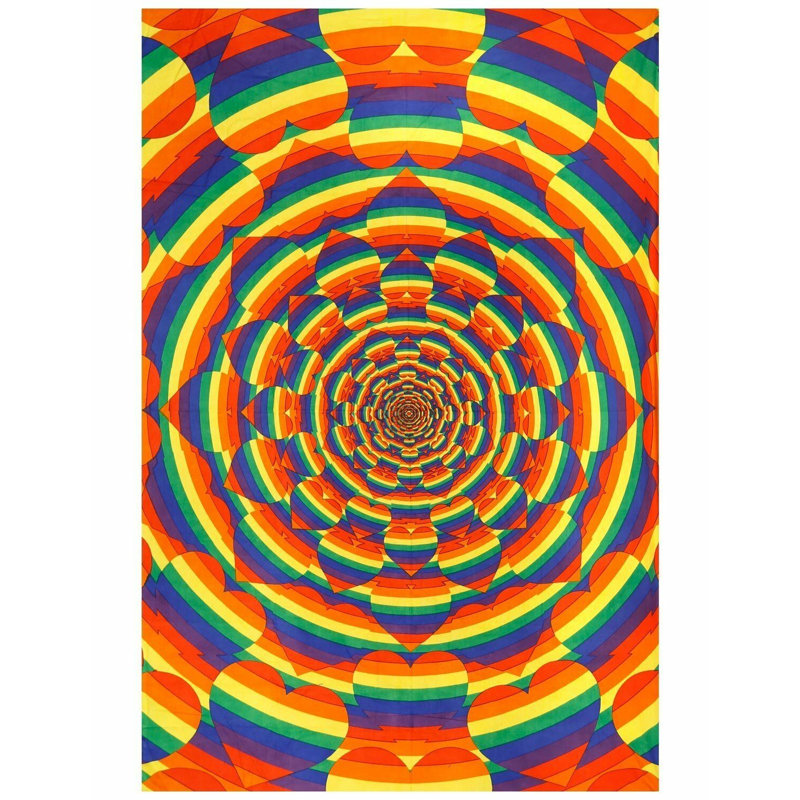 Tapisserie coeur d’égalité en coton 3d
