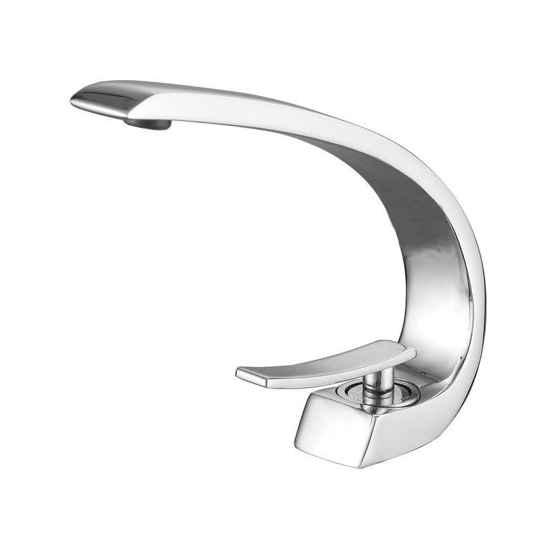 Robinet de salle de bain monotrou en forme de G