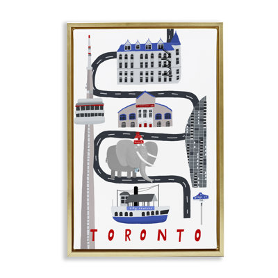 Cadre flottant Toronto City, par Carla Daly