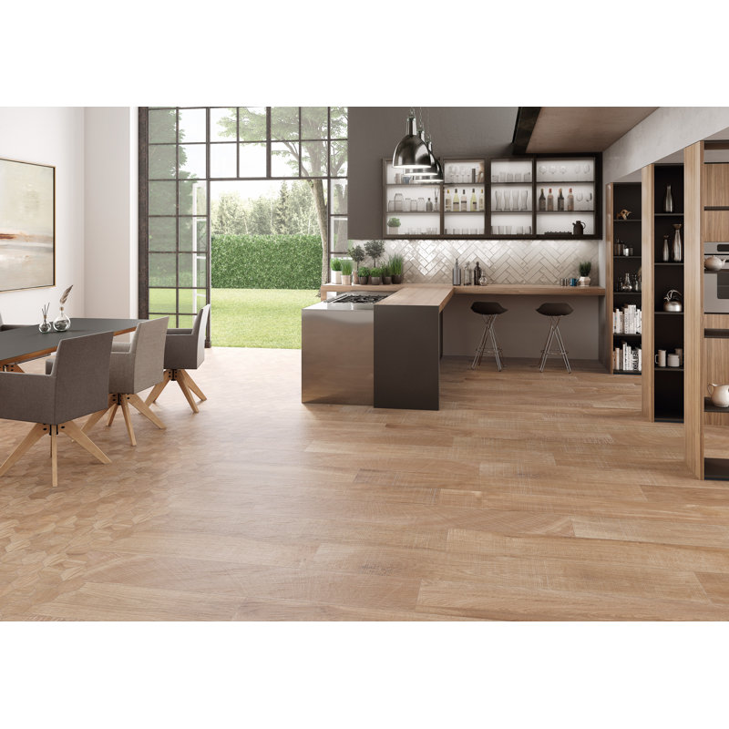 Carreaux de porcelaine Hexagon, Naturel