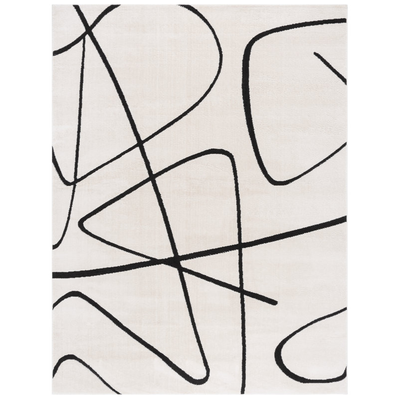 Abstract Area Rug, Rectangle 235 x 305 cm