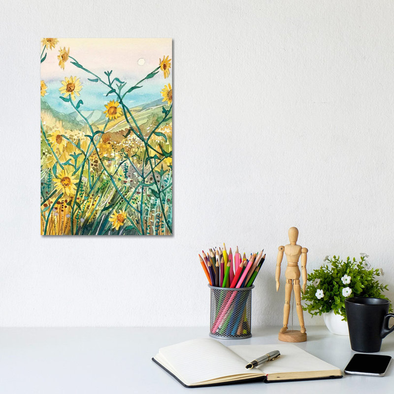 Daisies 1 Piece Wrapped Canvas Painting, 20.32 cm H x 30.48 cm W