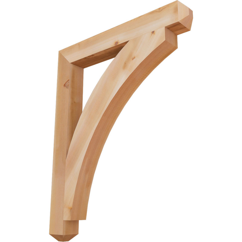Support pour artisan Thorton, Cèdre rouge de l'Ouest (lisse), H 40 po x l 4 po x P 32 po