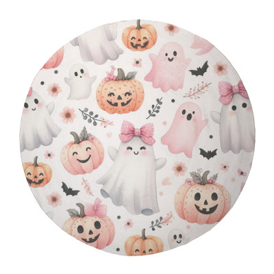 Tapis tressé Spooky Gourds