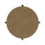 Table d'appoint ronde avec tablette de rangement-1217922824