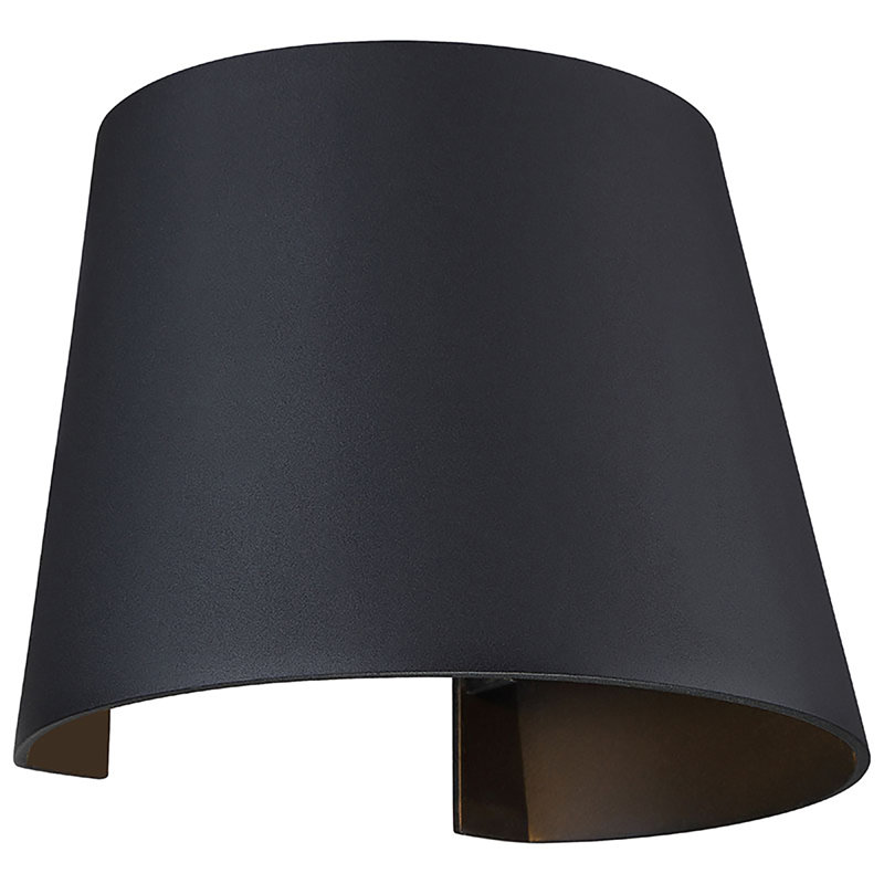 Mcfalls Aluminum Wall Light, Black