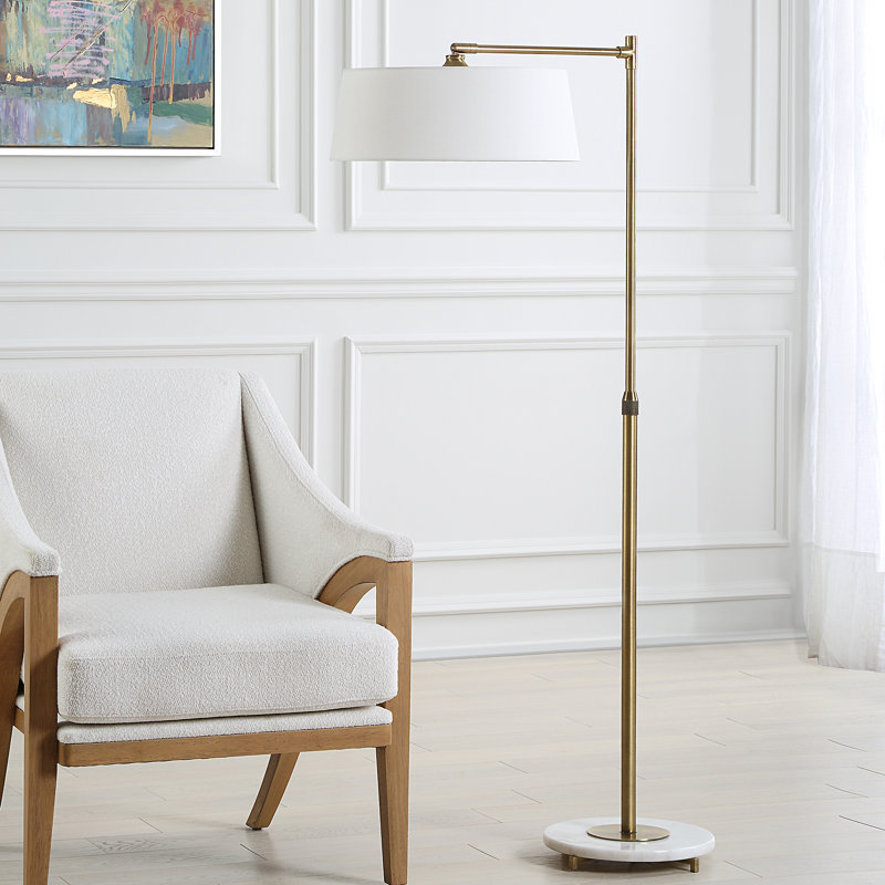 Lampe sur pied en laiton Lavel