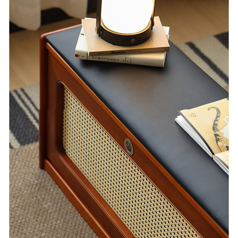 Banc de rangement Mid-Century