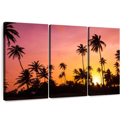 Gillard Palm Trees Sunset Silhouette