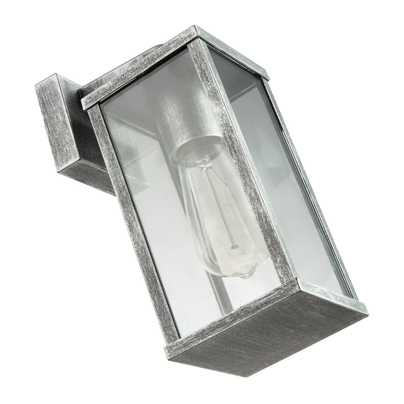 Brushed 24cm H Outdoor Wall Lantern