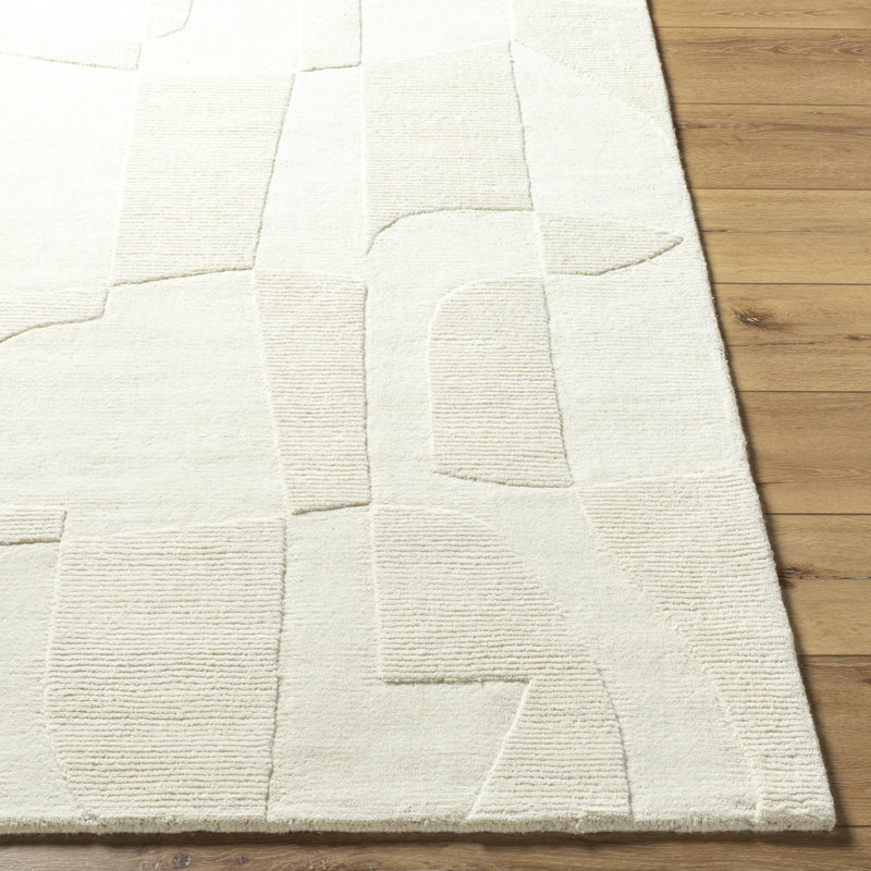 Tapis moderne tissé à la main Marysvale, Rectangle 2 pi x 3 pi