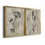 «Sumi-e Silhouette I», ensemble de 2 reproductions d'art-1917085882-1917085886-1980170827