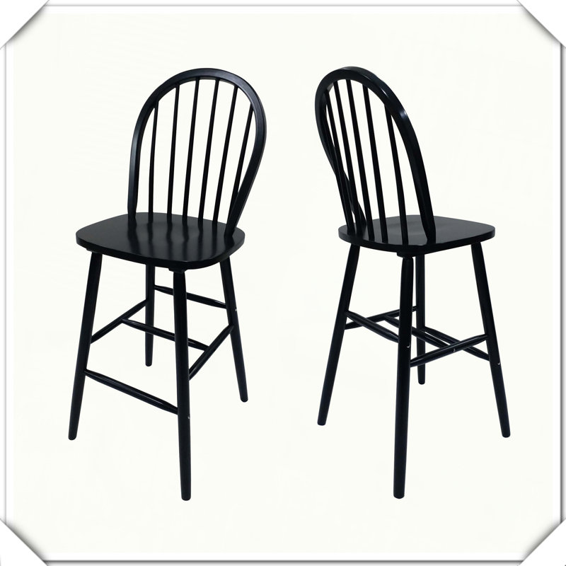 Set Of  2 Barstool Sturdy Durable Stylish Practical Versatile Compact Functional Comfortable