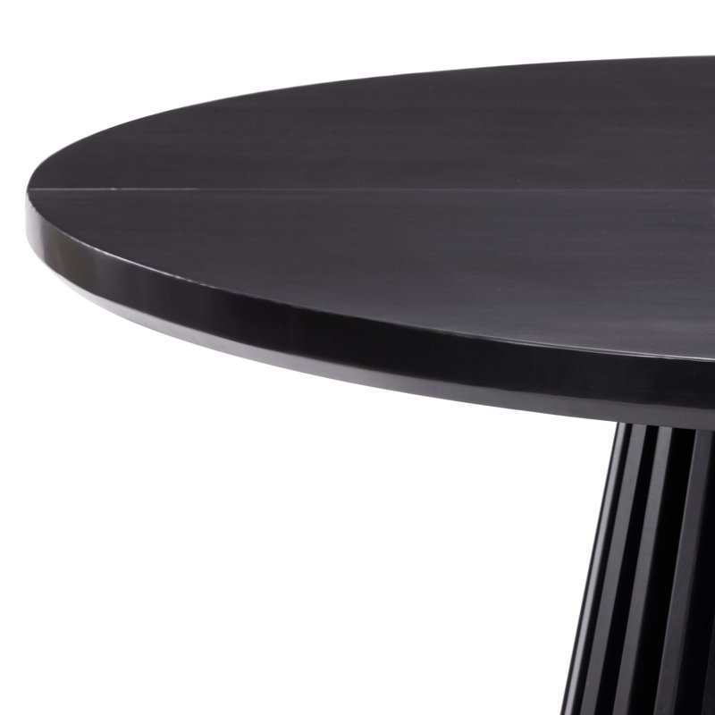 Table de salle à manger Lido, Noir, noir, noir, noir