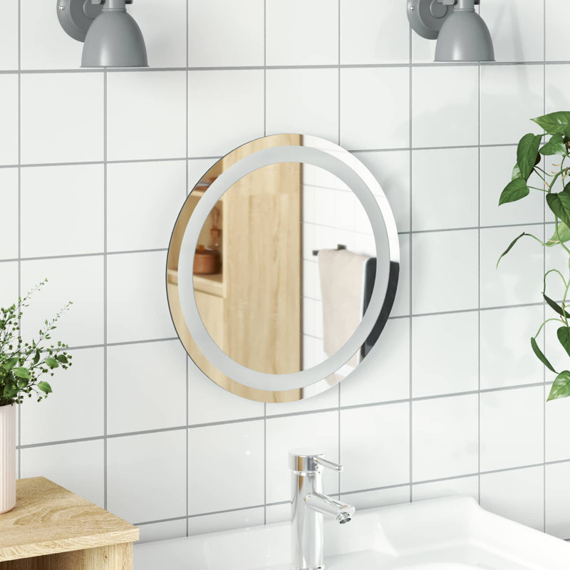 Round Mirror, 40cm H x 40cm W