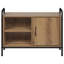 TV Cabinet with Storage with Door Engineered Wood Modern Media Console-240393796
