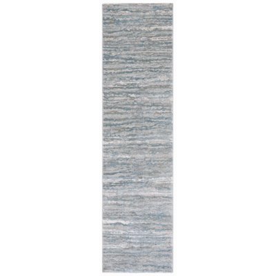 Tapis gris clair / bleu Aldfreck