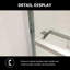 48"Wx 76"H Semi-Frameless Double Sliding Shower Door-115722948