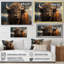 Buffalo Portrait - Bison Large, art mural-2041626082-2051180377