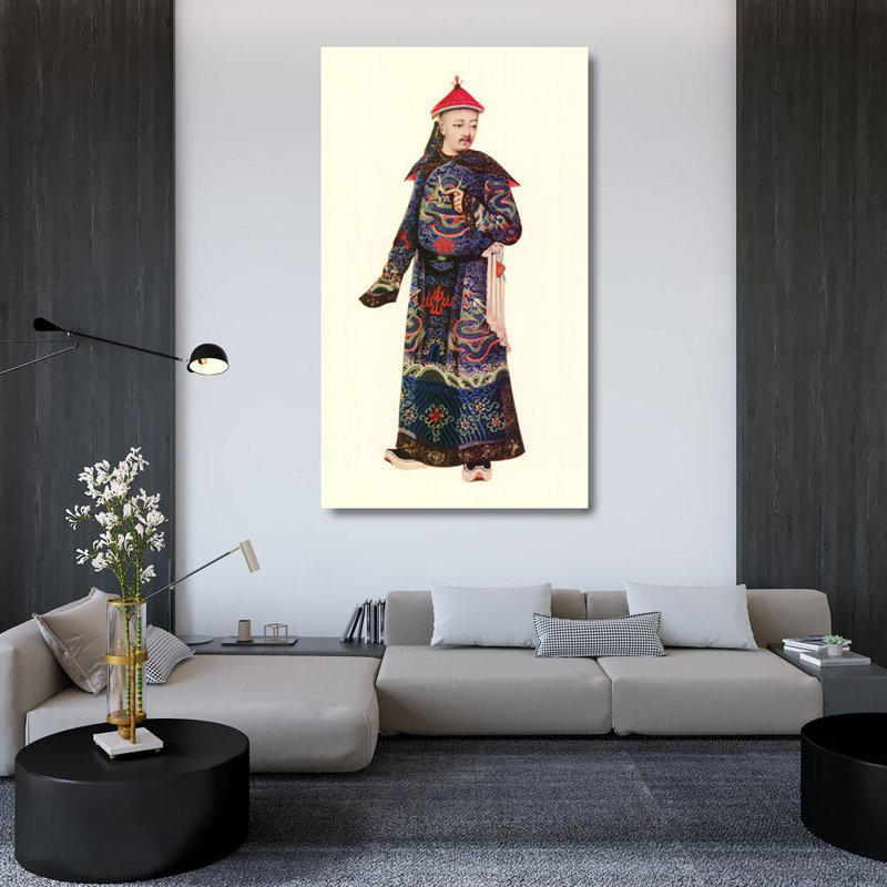 Chinese Mandarin Figure no.7, 48" H x 28" W