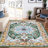Boho Oriental Area Rug Non-slip Washable Low Pile Carpet-1074072952-1074072956