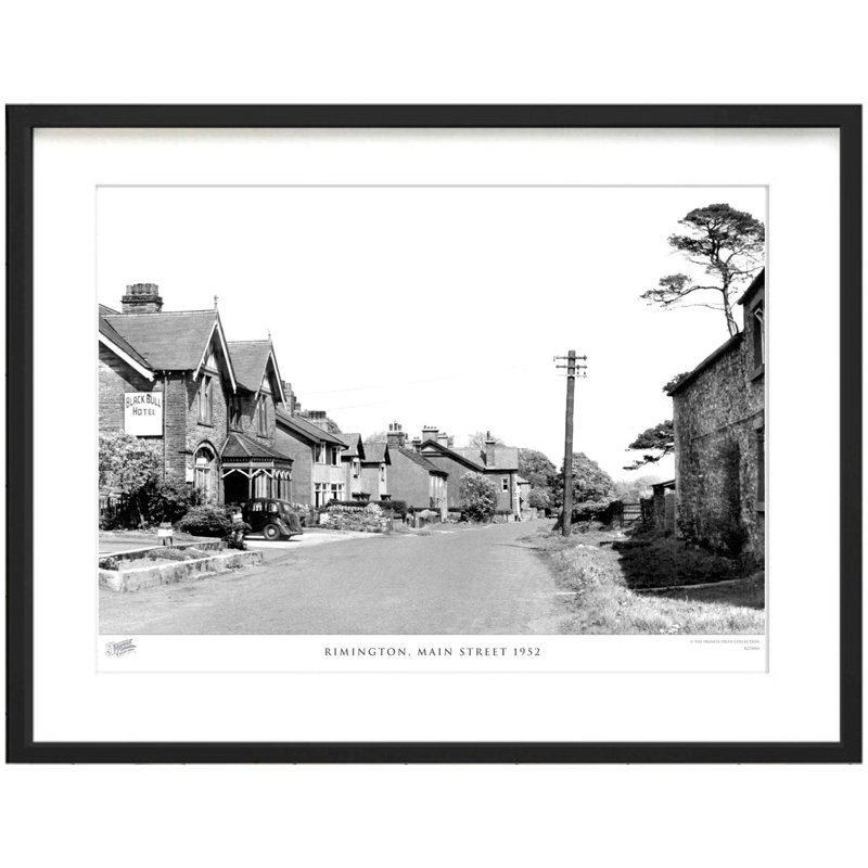 Rimington, Main Street 1952 - Single Picture Frame Print, 40cm H x 50cm W x 2.3cm D
