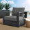 Fauteuil d'extérieur en aluminium thermolaqué Tahoe par Modway