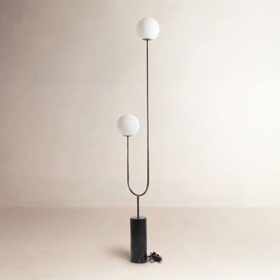 Ixia 73" Genuine Marble Floor Lamp