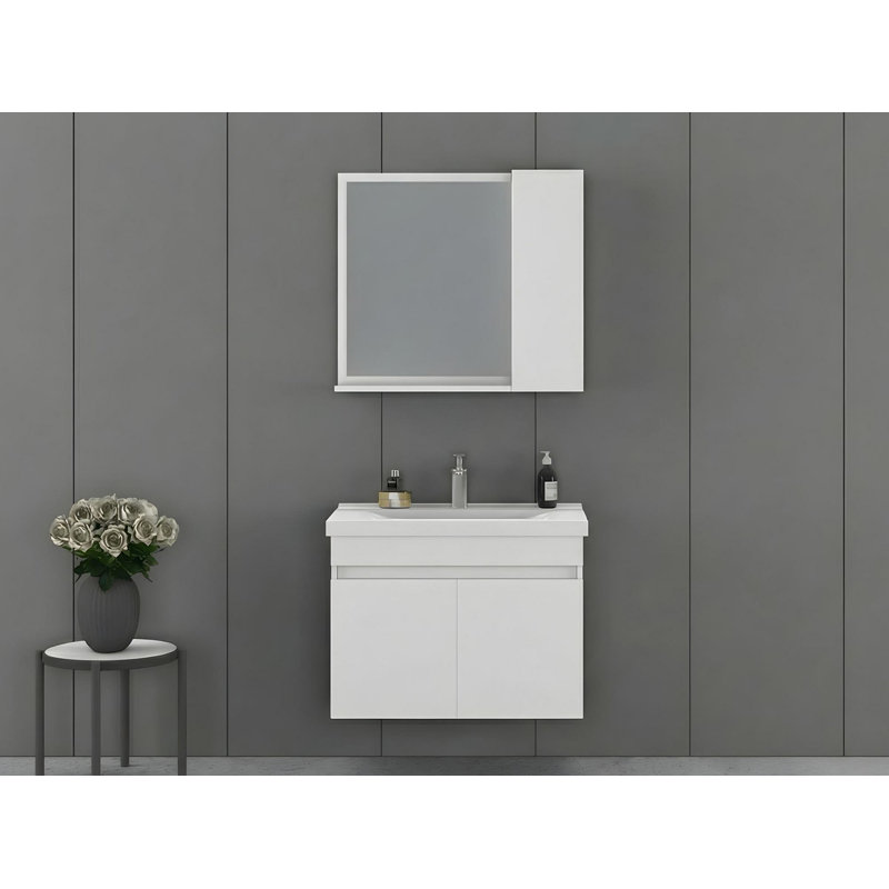 Ensemble de meubles de salle de bain (2 pièces), 32", Blanc