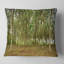 Coussin décoratif arbre en caoutchouc au cours de midi landscape-137759974