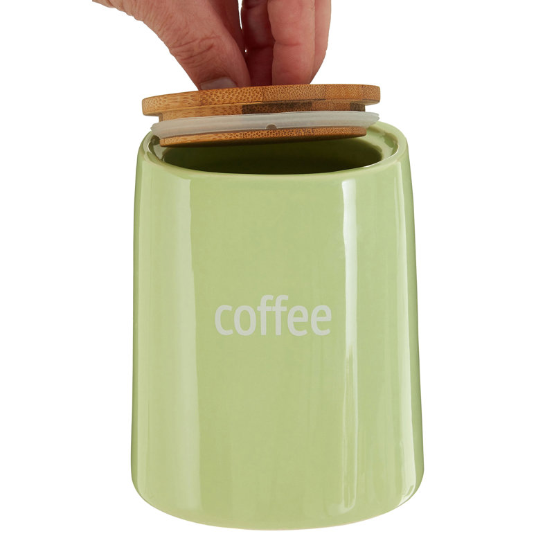 Revel Ceramic / Porcelain Jar, Green