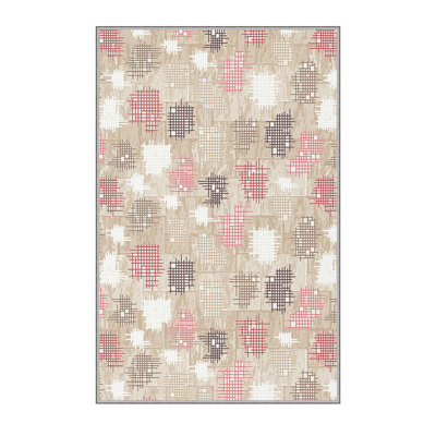 Premium Hall Carpet, 2.6 x 6.6 Feet, 1% Polyester, .3 in Pile Height | Antibacterial, Non-Slip Underside, Machine Washable | 3D Digital Print Design, Durable & Stylish for Entryways, Living Rooms & More