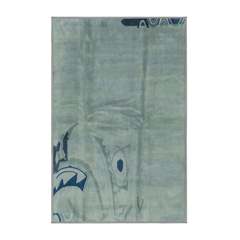 Tapis abstrait moderne 3585, Rectangle 7 pi x 9 pi